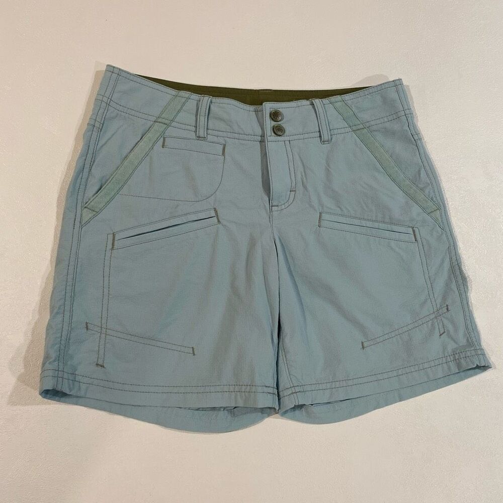 Athleta Trek Utility Shorts Women’s Size 2 – Light Blue Hiking Outdoor Quick Dry